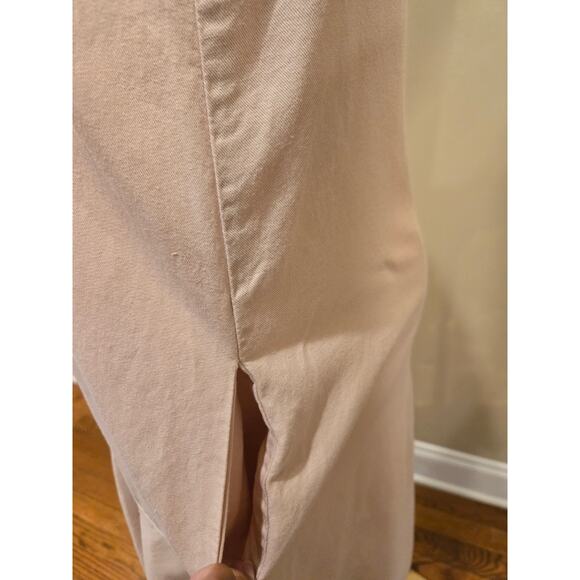 Anthropologie Maeve Blush Pink Drop Waist Hi Lo Classic Sleeveless Dress Small - Picture 5 of 12
